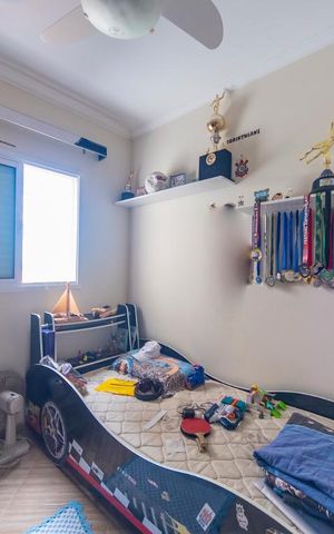 Apartamento à venda com 160m², 3 quartos e 2 vagas Apartamento à venda com 160m², 3 quartos e 2 vagasQuarto 2