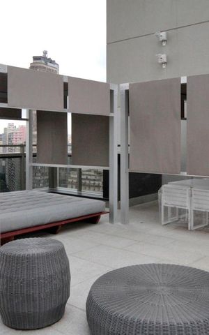 Studio para alugar com 40m², 1 quarto e 1 vagaPiscina