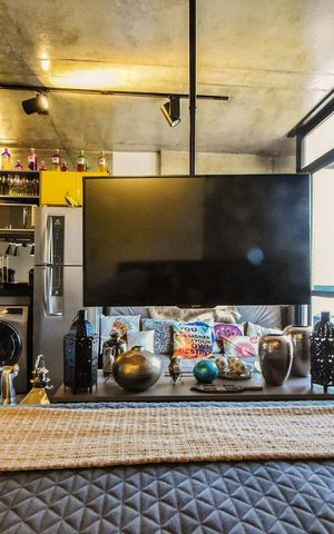 Studio para alugar com 35m², 1 quarto e 1 vaga Studio para alugar com 35m², 1 quarto e 1 vagaDormitório