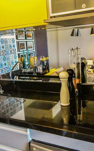 Studio para alugar com 35m², 1 quarto e 1 vaga Studio para alugar com 35m², 1 quarto e 1 vagaCozinha