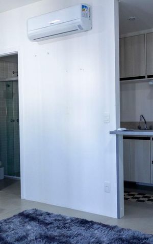 Studio para alugar com 35m², 1 quarto e 1 vagaQuarto