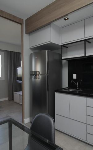 Studio à venda com 40m², 1 quarto e 1 vagaCozinha