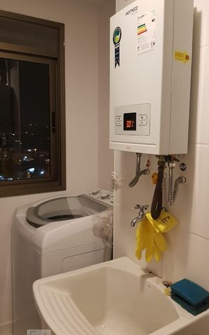 Apartamento à venda com 78m², 3 quartos e 2 vagasCozinha e Área de Serviço
