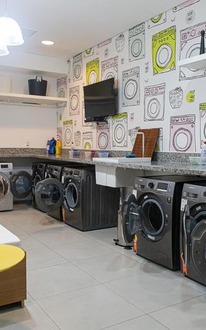 Studio à venda com 40m², 1 quarto e sem vagaLavanderia