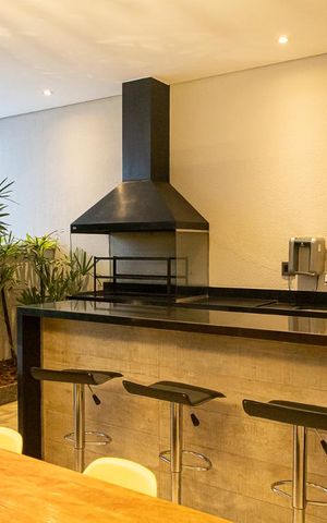 Studio à venda com 40m², 1 quarto e sem vagaÁrea comum - Churrasqueira