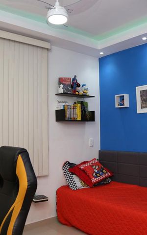 Apartamento à venda com 110m², 3 quartos e 2 vagasQuarto 2