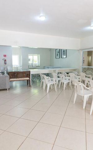 Apartamento para alugar com 45m², 2 quartos e sem vagaSalão de festas principal