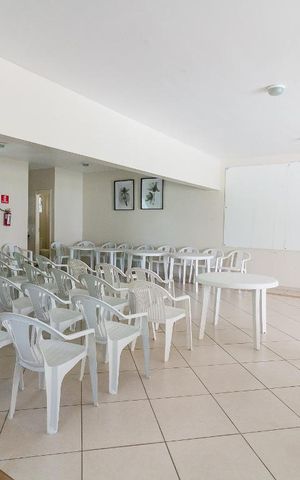 Apartamento para alugar com 45m², 2 quartos e sem vagaSalão de festas principal