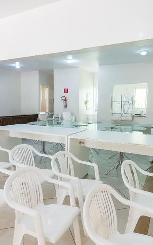 Apartamento para alugar com 45m², 2 quartos e sem vagaSalão de festas principal