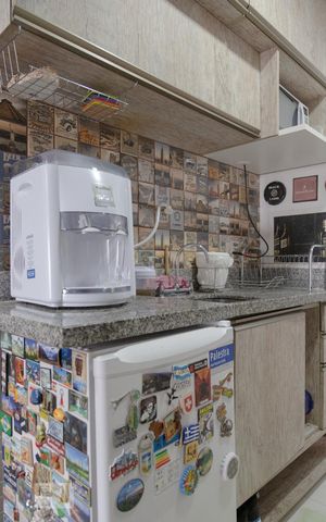 Studio à venda com 28m², 1 quarto e sem vagaCozinha