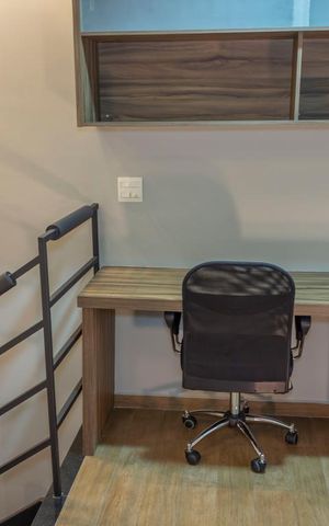 Apartamento para alugar com 50m², 1 quarto e 1 vagaEscritório