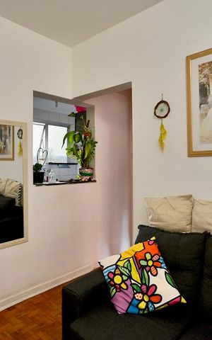 Apartamento à venda com 42m², 1 quarto e sem vagaSala