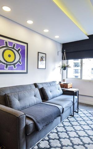 Apartamento para alugar com 60m², 1 quarto e 1 vagaSala