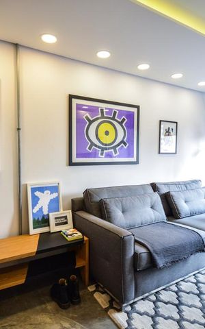 Apartamento para alugar com 60m², 1 quarto e 1 vagaSala
