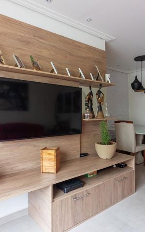 Apartamento para alugar com 55m², 2 quartos e 1 vagaSala