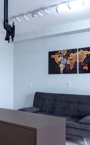 Studio para alugar com 34m², 1 quarto e 1 vagaSala
