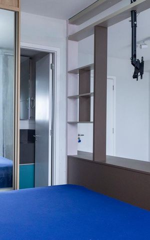 Studio para alugar com 34m², 1 quarto e 1 vagaQuarto