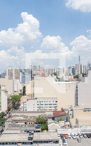 Apartamento à venda com 33m², 1 quarto e sem vaga Apartamento à venda com 33m², 1 quarto e sem vagaVista da Varanda da Sala