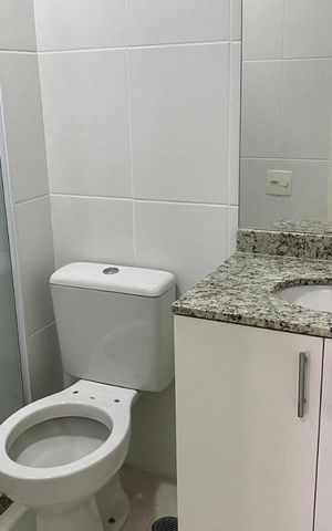 Apartamento para alugar com 65m², 3 quartos e 2 vagas Apartamento para alugar com 65m², 3 quartos e 2 vagasBanheiro