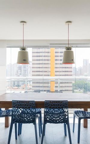 Studio à venda com 40m², 1 quarto e sem vagaVaranda