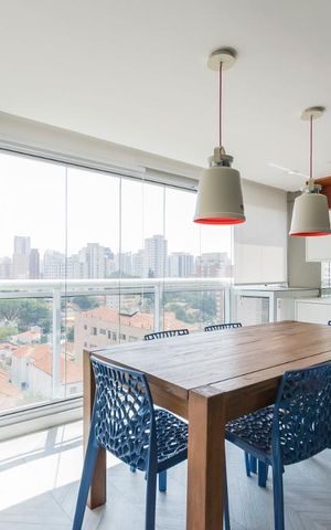 Studio à venda com 40m², 1 quarto e sem vagaVaranda