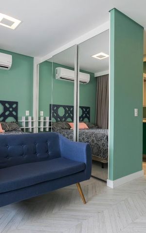Studio à venda com 40m², 1 quarto e sem vagaStudio
