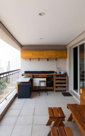 Apartamento para alugar com 98m², 3 quartos e 2 vagasvaranda