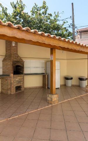 Apartamento à venda com 57m², 2 quartos e 1 vagaChurrasqueira