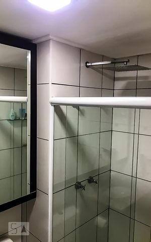 Studio para alugar com 38m², 1 quarto e 1 vaga Studio para alugar com 38m², 1 quarto e 1 vagaBanheiro da Suíte