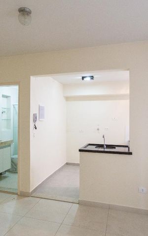 Studio à venda com 26m², 1 quarto e sem vagaSala