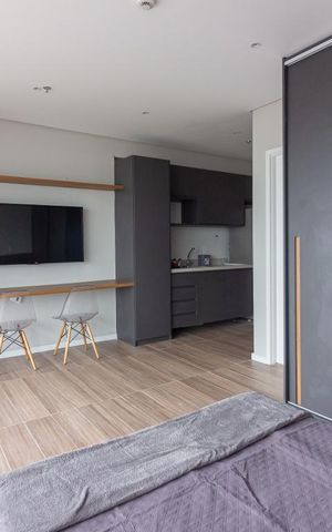 Studio à venda com 32m², 1 quarto e 1 vagaStudio