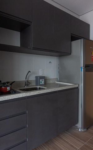 Studio à venda com 32m², 1 quarto e 1 vagaCozinha