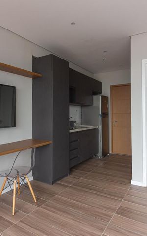 Studio à venda com 32m², 1 quarto e 1 vagaStudio