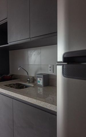 Studio à venda com 32m², 1 quarto e 1 vagaCozinha