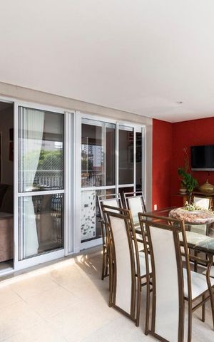 Apartamento para alugar com 125m², 3 quartos e 2 vagasvaranda