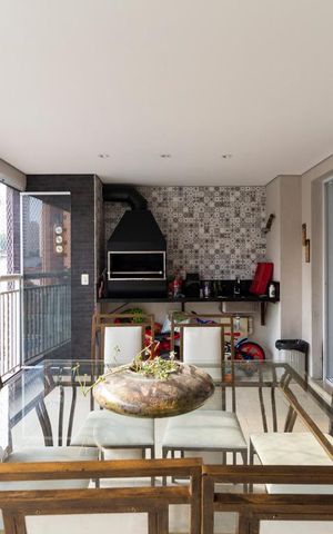 Apartamento para alugar com 125m², 3 quartos e 2 vagasvaranda