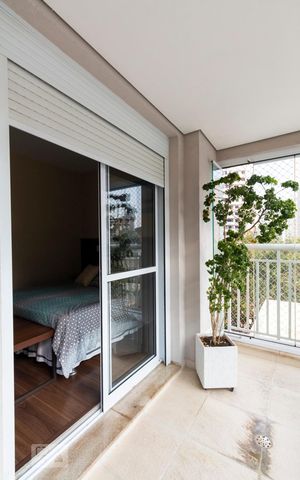 Apartamento para alugar com 125m², 3 quartos e 2 vagasVaranda do Quarto 3 - Suíte