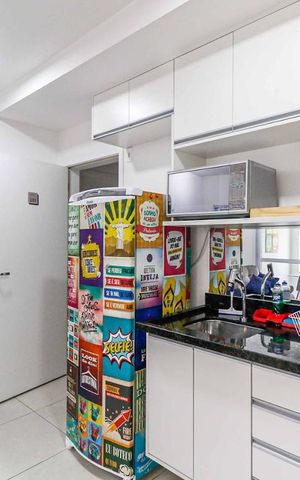 Apartamento à venda com 37m², 1 quarto e 1 vaga Apartamento à venda com 37m², 1 quarto e 1 vagaCozinha
