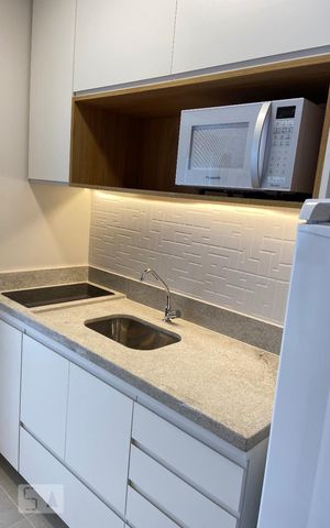Studio para alugar com 42m², 1 quarto e 1 vaga Studio para alugar com 42m², 1 quarto e 1 vagaCozinha