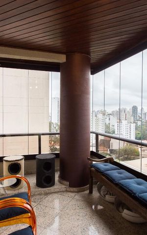 Apartamento para alugar com 180m², 3 quartos e 4 vagasVaranda da Suíte 3