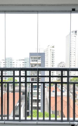 Studio para alugar com 35m², 1 quarto e 1 vagaVaranda
