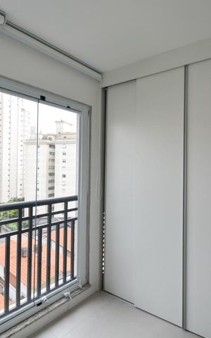 Studio para alugar com 35m², 1 quarto e 1 vagaVaranda