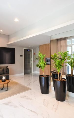 Studio para alugar com 35m², 1 quarto e 1 vagaHall