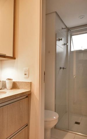 Apartamento para alugar com 35m², 1 quarto e 1 vagaLavabo