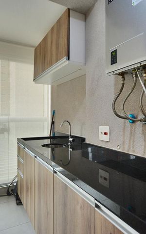 Apartamento para alugar com 35m², 1 quarto e 1 vagaVaranda