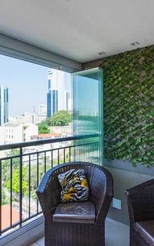Apartamento para alugar com 42m², 1 quarto e 1 vagaVaranda