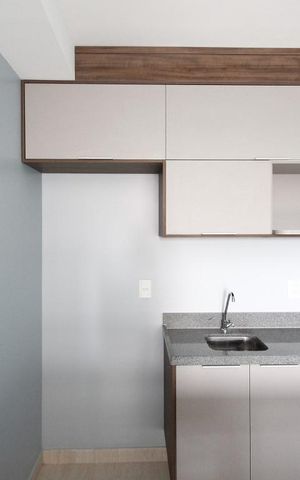 Studio à venda com 28m², 1 quarto e sem vaga Studio à venda com 28m², 1 quarto e sem vagaCozinha