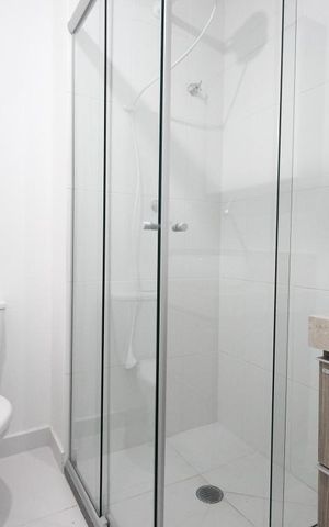 Studio à venda com 28m², 1 quarto e sem vaga Studio à venda com 28m², 1 quarto e sem vagaBanheiro