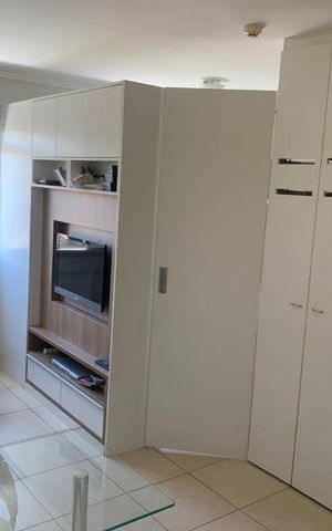 Studio para alugar com 27m², 1 quarto e 1 vaga Studio para alugar com 27m², 1 quarto e 1 vagaSala