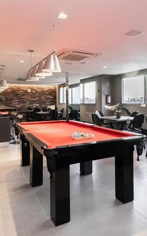 Studio à venda com 37m², 1 quarto e sem vaga Studio à venda com 37m², 1 quarto e sem vagaÁrea comum - Salão de Jogos